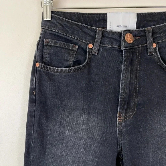 One Teaspoon Freebirds II  Dark Wash High Waist Skinny Jeans - Picture 4 of 16